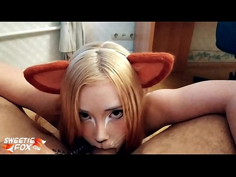 ❤️ Kitsune залгих дик, булэг нь түүний аманд Порно манайд ❌❤